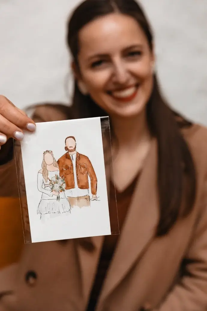 poroka, poročno slavje, pogostitev, penina, cateering, zabava, poročno sejem, Moja poroka, slikanje, umetnost, risanje