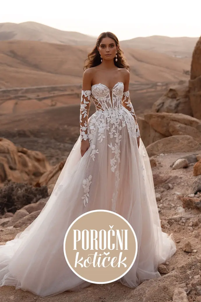 poročna obleka, poročni salon, poročni modni trendi, izposoja obleke, popusti, nova kolekcija, poročni sejem, Moja poroka