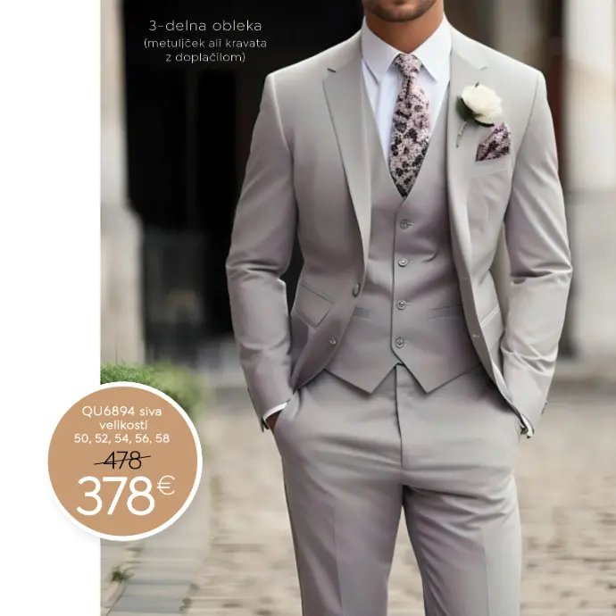 razprodaja moških poročnih oblek