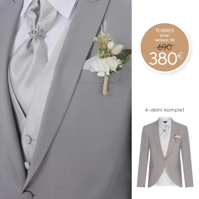 akcija moške poročne obleke