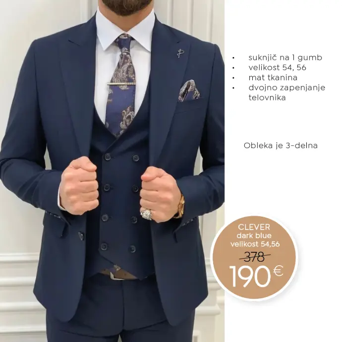 akcija moške poročne obleke