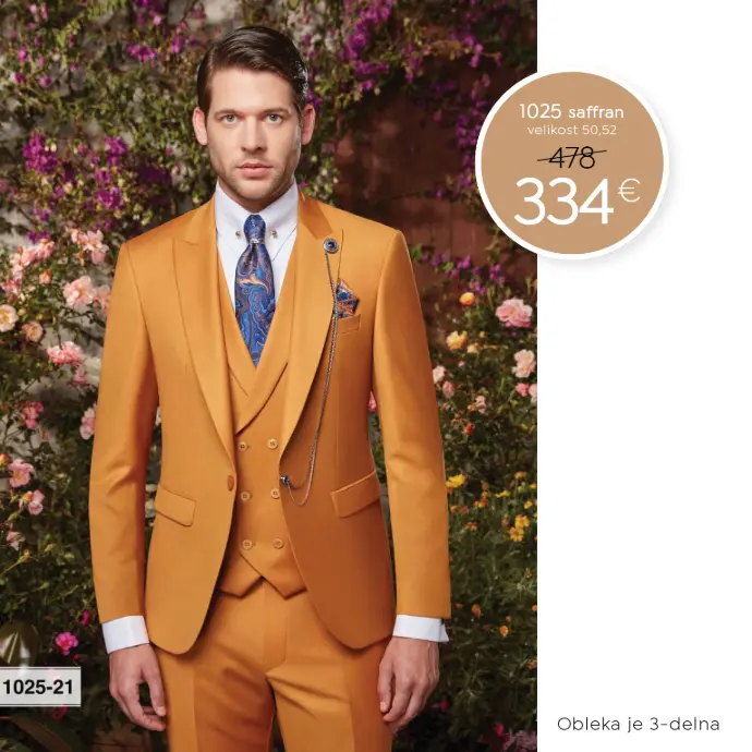 ugodne moške poročne obleke