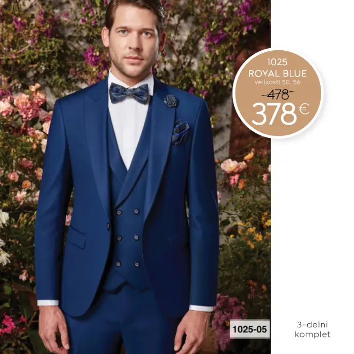 znižanje moških poročnih oblek