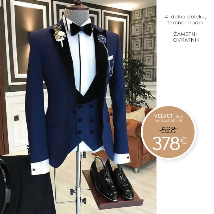 razprodaja moških poročnih oblek